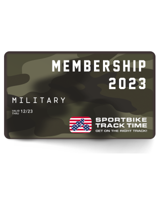 Sportbike Track Time 2023 Military Membership