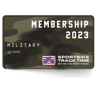 Sportbike Track Time 2023 Military Membership