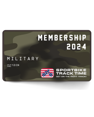 Sportbike Track Time 2024 Military Membership