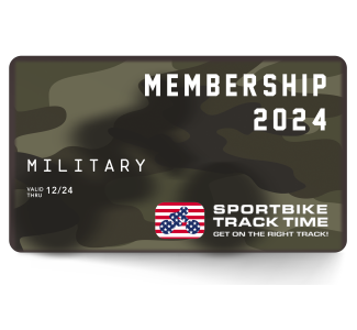 Sportbike Track Time 2024 Military Membership